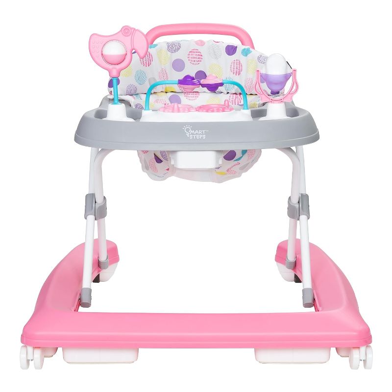 Photo 3 of (READ FULL POST) Smart Steps Plus 2-in-1 Walker with Deluxe Toys, Orbits Pink