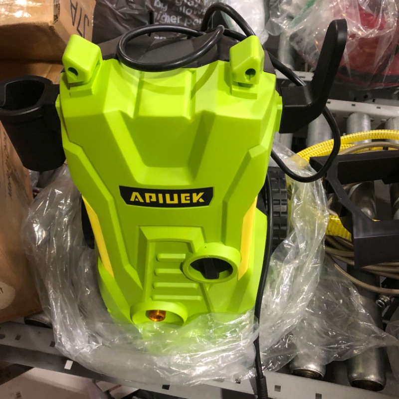 Photo 2 of **AS-IS DOES NOT TURN ON** Electric High Pressure Washer - Apiuek Portable Washer 3800PSI 2.4GPM Green