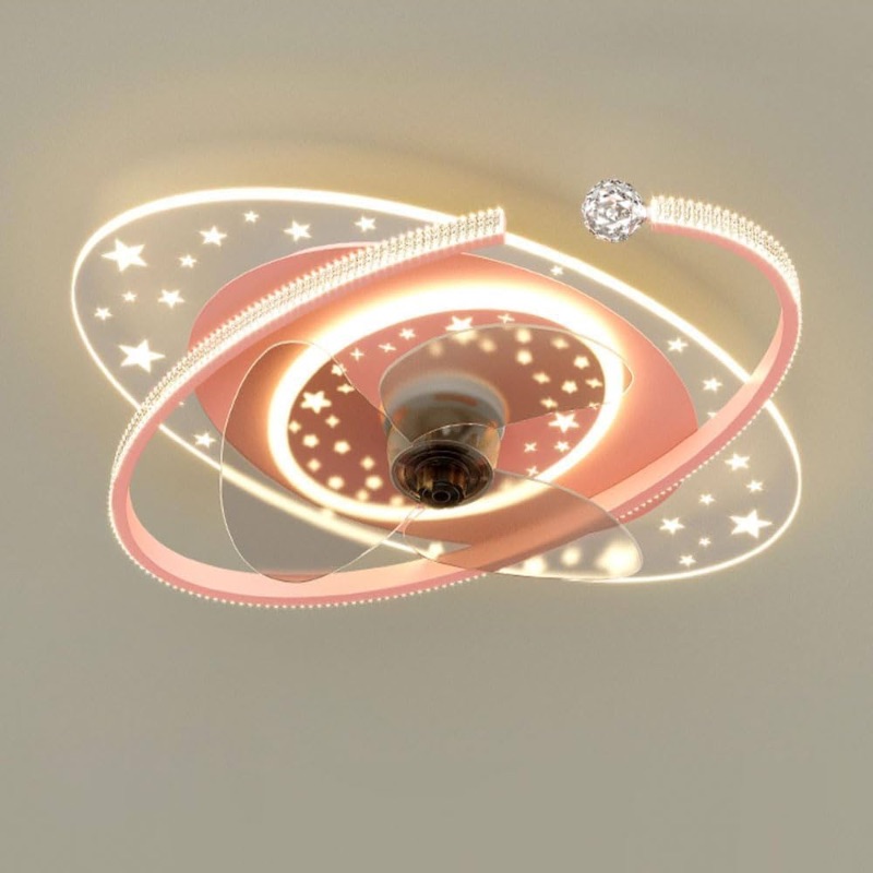 Photo 1 of 48W LED Creative Fan Light Indoor 6 Speed Ceiling Fan with Light