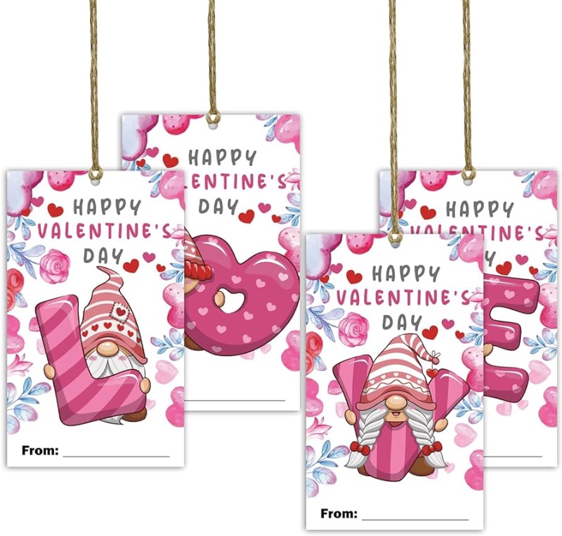 Photo 1 of **NON-REFUNDABLE BUNDLE OF 2** 40Pcs Valentine's Day Paper Gift Hang Tags