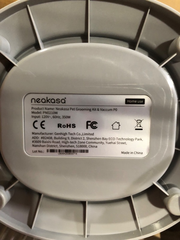 Photo 1 of **NONREFUNDABLE**FOR PARTS OR REPAIR**SEE NOTES**
Neakasa by Neabot P0 Lite Pet Grooming Kit & Vacuum Suction