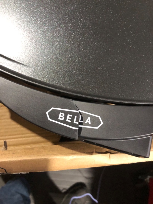 Photo 1 of **DAMAGE SEE IMAGES** BELLA Electric Griddle & Flat Grill with Nonstick Large Black 10.5" x 20" Griddle