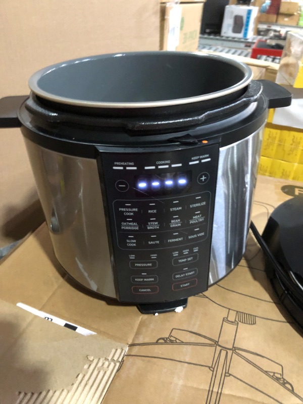 Photo 2 of **MAJOR DAMAGE FOR PARTS ONLY** COSORI Electric Pressure Cooker 6 Quart, 9-in-1 Instant Multi Cooker