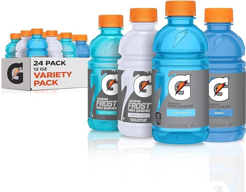 Photo 1 of **NON-REFUNDABLE FOOD PRODUCT** Gatorade Frost Thirst Quencher, Variety Pack 2.0, 12 Fl Oz (Pack of 24)