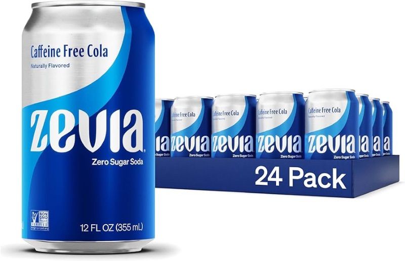 Photo 1 of **NON-REFUNDABLE FOOD PRODUCT** Zevia Zero Calorie Soda, Caffeine Free Cola, 12 Fl Oz (Pack of 24)