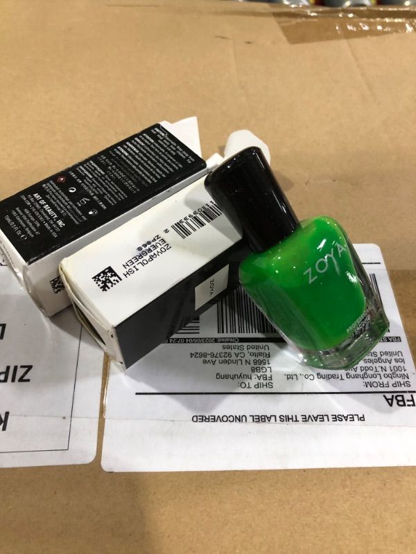 Photo 1 of **NON-REFUNDABLE BUNDLE OF 2** ZOYA Nail Polish, Evergreen Neon, 0.5 fl. oz.