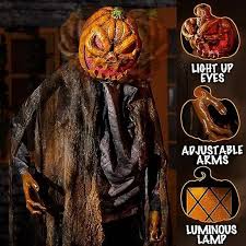 Photo 1 of ELAMAS 36'' Animatronics Dancing Pumpkin Halloween Decoration