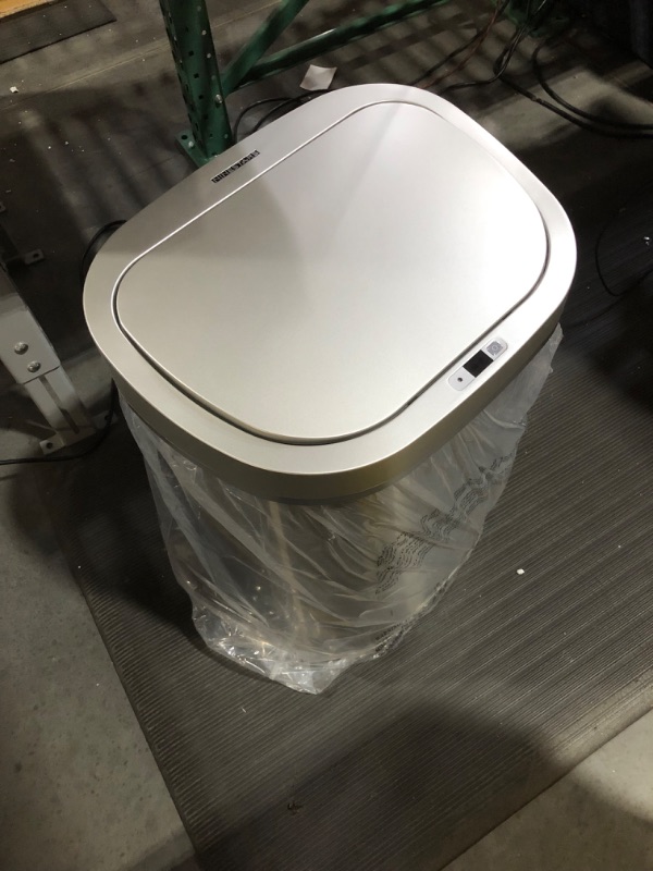 Photo 2 of NINESTARS DZT-80-35 Automatic Touchless Infrared Motion Sensor Trash Can, 21 Gal 80L