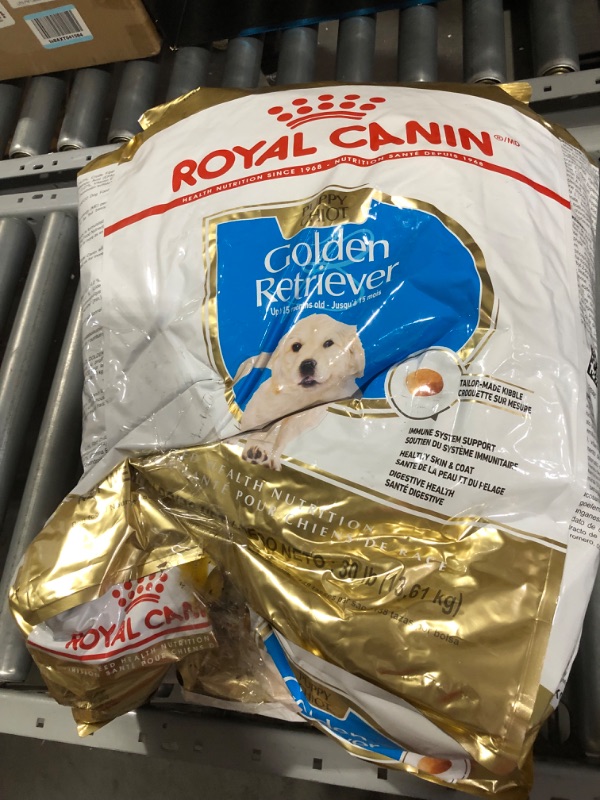 Photo 2 of **NON-REFUNDABLE FOOD PRODUCT** Royal Canin Breed Health Nutrition Golden Retriever Puppy Dry Dog Food, 30 lb