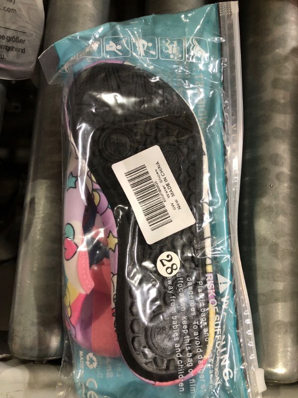 Photo 1 of **SHOE COLOR MAY DIFFER FROM IMAGE** Kids Water Shoes Boys Girls Quick Dry Non-Slip Aqua Socks For Beach Swimming Pool Pink