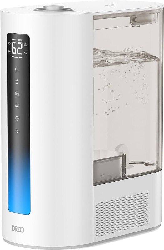 Photo 1 of Dreo 6L Humidifiers for Bedroom and Large Room, Cool & Warm Mist Humidifier