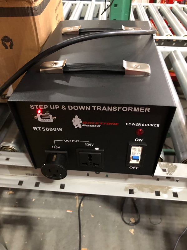 Photo 2 of 5000 Watt Voltage Converter Transformer - Heavy Duty Step Up/Down AC 110V/120V/220V/240V Power Converter