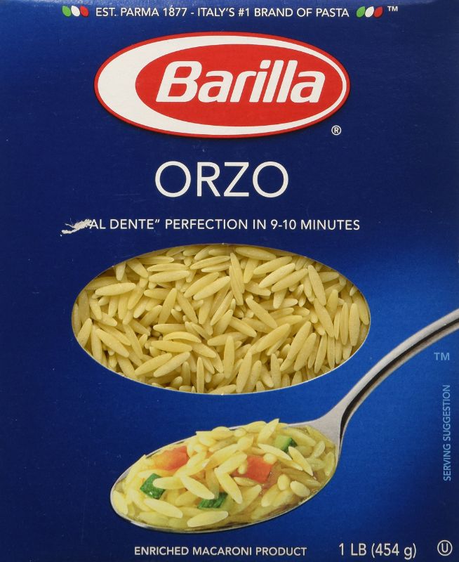 Photo 1 of **NON-REFUNDABLE BUNDLE OF 3** Barilla Orzo, 16 oz