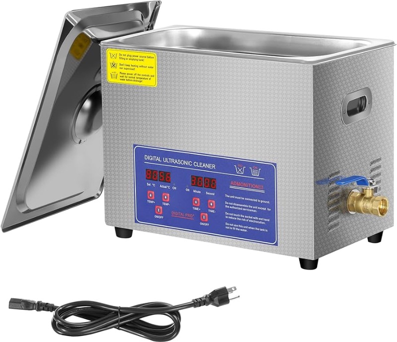 Photo 1 of **FOR PARTS ONLY NON-FUNCTIONAL** Ultrasonic Cleaner- Rengue 10L Professional Ultrasonic Cleaner Machine 40kHz