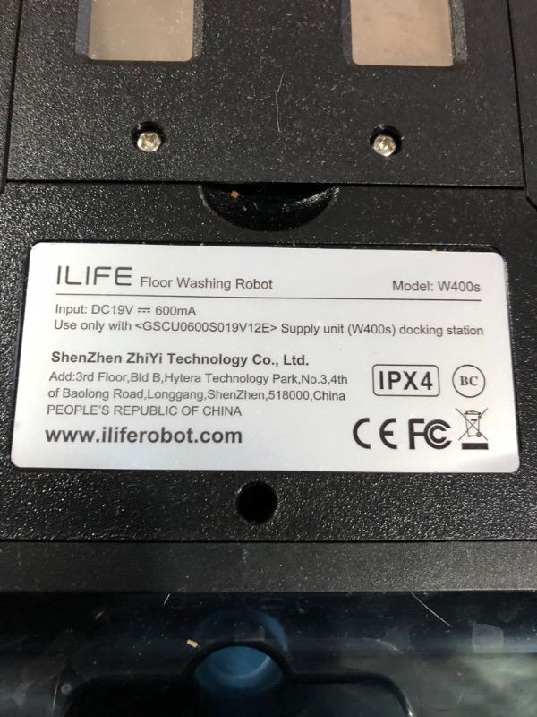 Photo 3 of ILIFE Shinebot W400s Mopping Robot, Wet Scrubbing, Floor Washing Robot, XL Water Tank