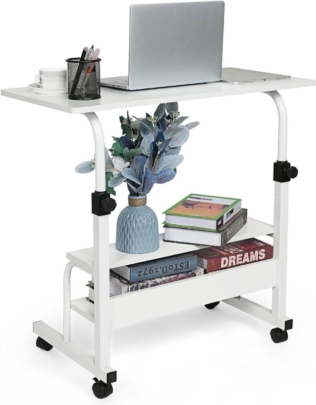 Photo 1 of Computer-Desk Office-Desk, Small-Folding 32×16×25-36 inches (White)