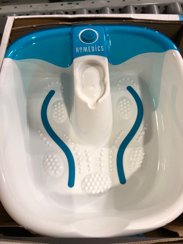 Photo 2 of HoMedics Bubble Mate Foot Spa, Toe Touch Controlled Foot Bath