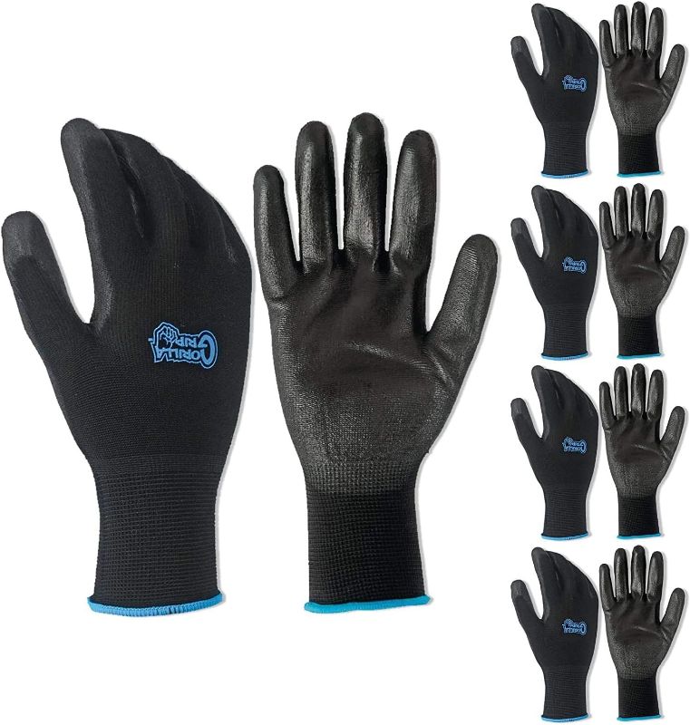 Photo 1 of 5 Pack Gorilla Grip Gloves - Large