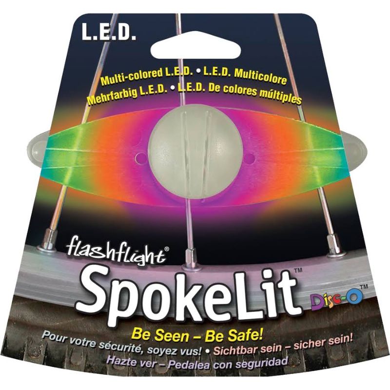 Photo 1 of Nite Ize SpokeLit Disc-O L.E.D. Light, Multi-Colored