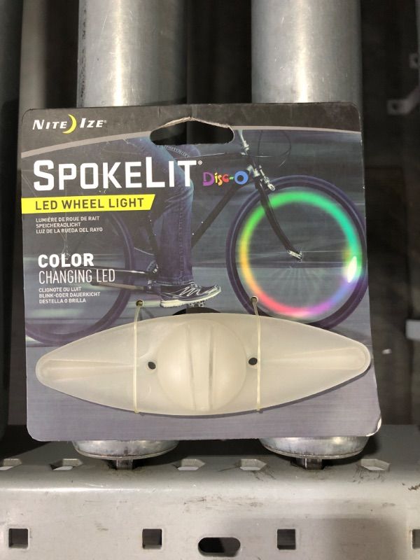 Photo 2 of Nite Ize SpokeLit Disc-O L.E.D. Light, Multi-Colored