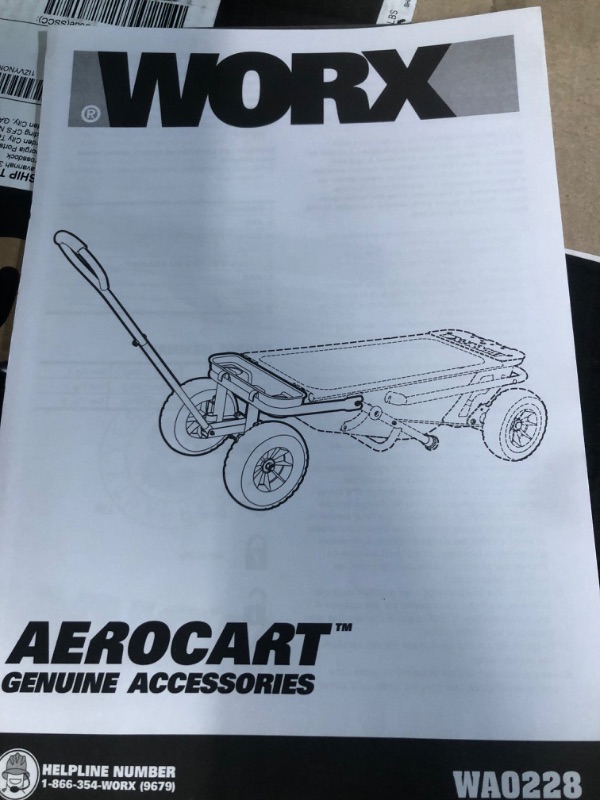 Photo 3 of ***USED - ONLY THE FRONT PART - SEE PICTURES***
Worx WA0228 Aerocart Wheelbarrow Wagon Kit