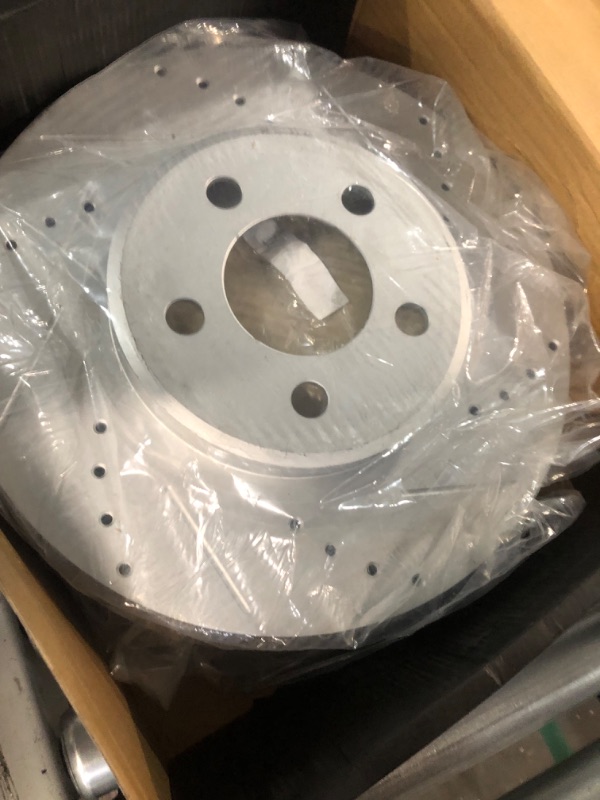 Photo 5 of Front Performance Drilled & Slotted Brake Rotor Ceramic Pad Kit