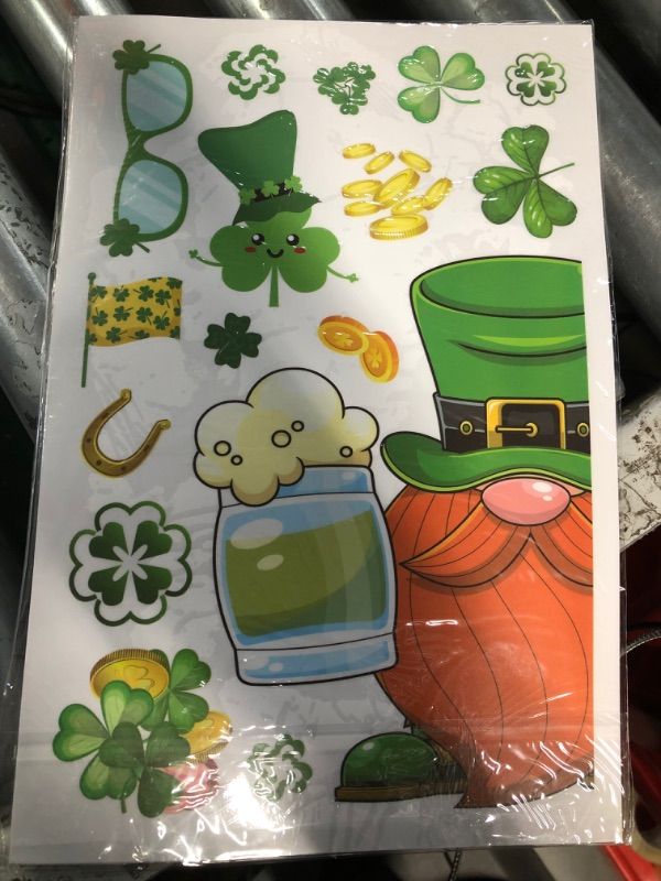 Photo 1 of St. Patrick's Day Window Clings,