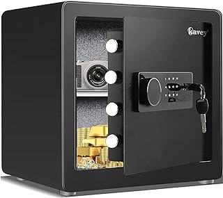 Photo 1 of (READ FULL POST) Kavey 1.6 Cub Safe Box, Home Safe with Backlit Touch Screen Keypad and Dual Alarm System, Money Safe With Mute Function and LED Light, Safe for Money Documents Valuables