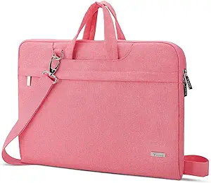 Photo 1 of Laptop Carrying Cases Laptop Sleeve Bag Compatible with 15.6 inch Laptop Bag (Pink)