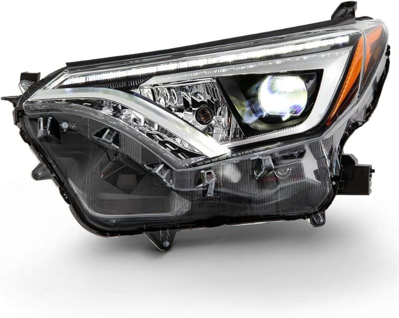 Photo 1 of ACANII - For [Bi-LED w/LED DRL Model] 2016 2017 2018 Toyota RAV4 Projector Headlight Headlamp Assembly BOTH SIDES