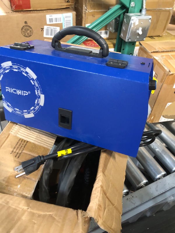 Photo 3 of **DOES NOT TURN ON PARTS ONLY NONREFUNDABLE
130A MIG Welder, 3-in-1 Flux Core Welder, MIG/Lift TIG/Stick Welding Machine 110v with Synergic Control, IGBT Inverter Portable Gasless Welder Equipment with Welding Gun and 1lb Welding Wire 3-in-1 MIG130T