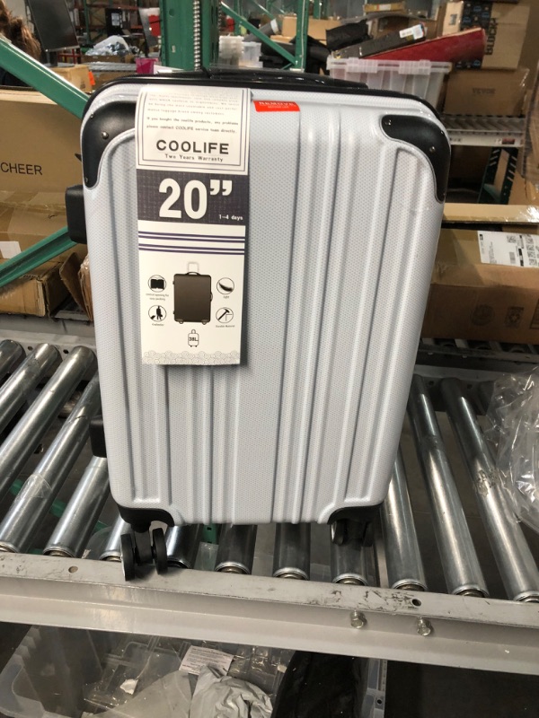 Photo 2 of (READ FULL POST) Coolife Luggage Expandable Suitcase 20in 