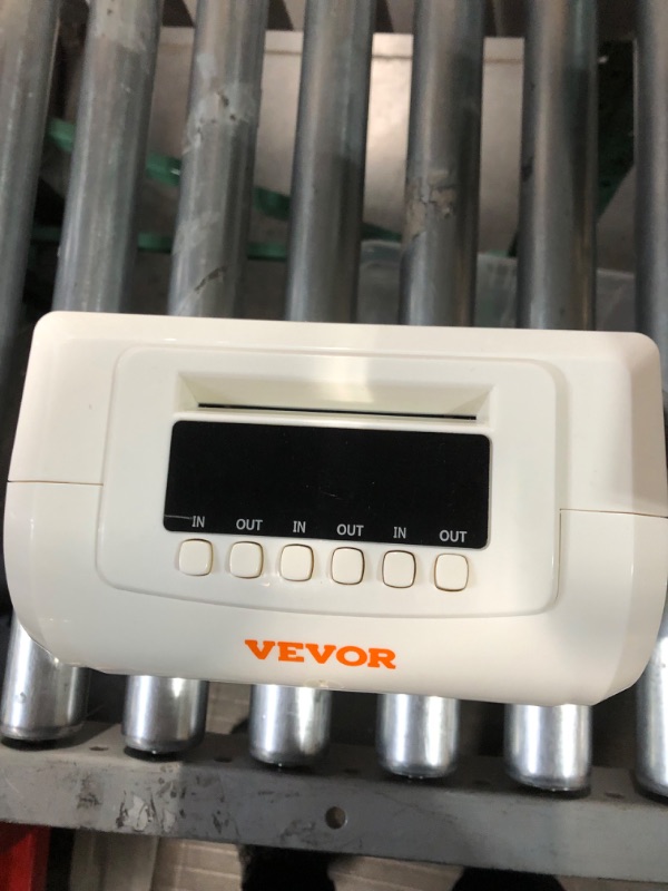 Photo 4 of VEVOR Punch Time Clock, Time Tracker Machine for Employees of Small Business, 6 Punches per Day, Time Clock Punch Machine Includes 2 Time Cards, 1 Ink Ribbon and 2 Security Keys