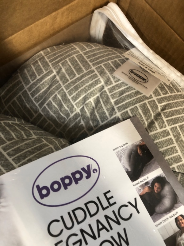 Photo 4 of Boppy Cuddle Pregnancy Pillow with Removable, Breathable Cover 