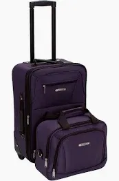 Photo 1 of ***USED - DAMAGED - FRAYED - SEE PICTURES***
Rockland New Generation 2-Piece Lightweight Carry-on Softsided Luggage Set (Purple)