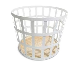 Photo 1 of 4PACK Origin 21 16.5-in W x 12.5-in H x 16.5-in D White Iron Basket