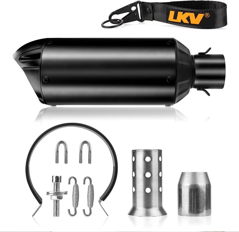 Photo 1 of **GENERAL POST**
LKV Motorcycle Universal Exhaust System Slip on Silencers & Mufflers with Exhaust Pipe 38mm to 51mm