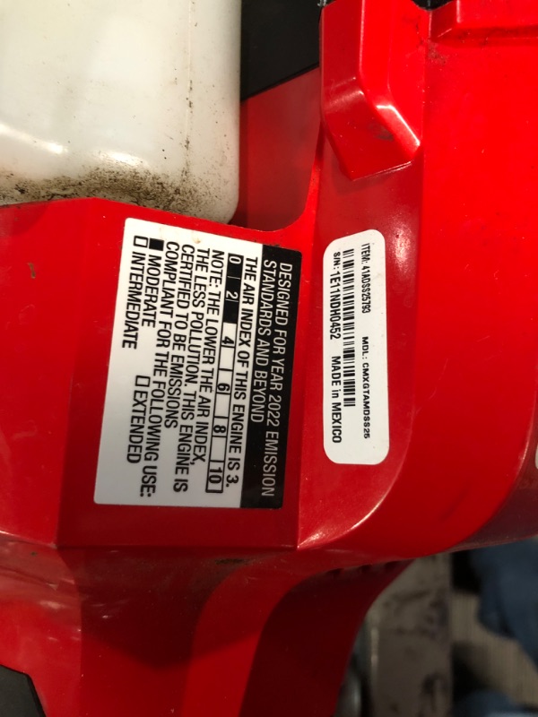 Photo 4 of ***USED - DIRTY - STARTER ROPE IS LOOSE - UNABLE TO TEST - SEE PICTURES - NO PACKAGING***
CRAFTSMAN WS2200 25-cc 2-cycle 17-in Straight Shaft Attachment Capable Gas String Trimmer
