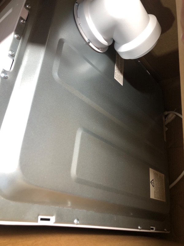 Photo 2 of ****MISSING KNOB****Compact Dryer, 120V Portable Clothes Laundry Dryer with Stainless Steel Inner Tub White