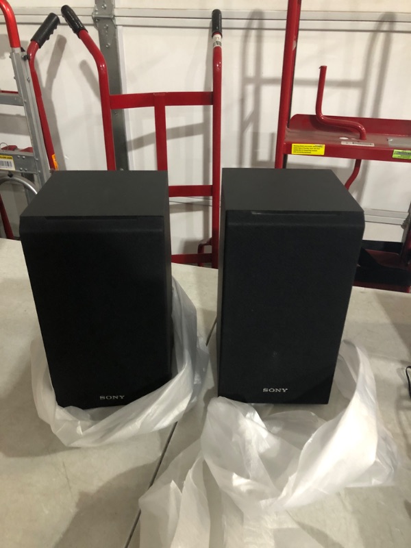 Photo 3 of Sony SSCS5 3-Way 3-Driver Bookshelf Speaker System (Pair) - Black