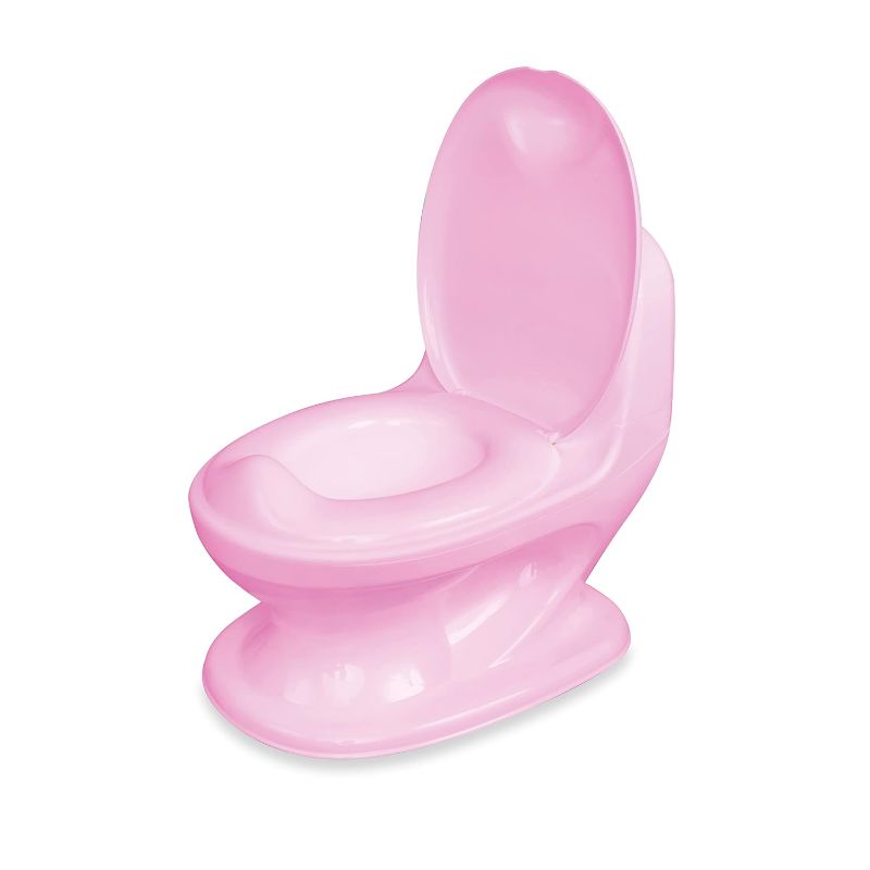 Photo 1 of 
Nuby My Real Potty Training Toilet with Life-Like Flush Button & Sound for Toddlers & Kids, Pink
Style:Pink Potty