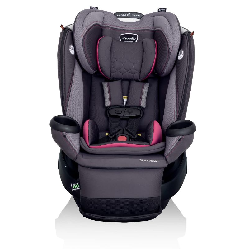 Photo 1 of LIKE NEW - Revolve Rowe Convertible Car Seat Revolve Extend Quick Clean Cover Rowe Pink