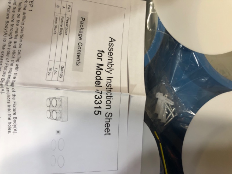 Photo 1 of LAKIQ Modern Children Room Flush Mount Ceiling Light Fixture Acrylic Creative Colorful Block Toy Shape Kids Room Close to Ceiling Lighting