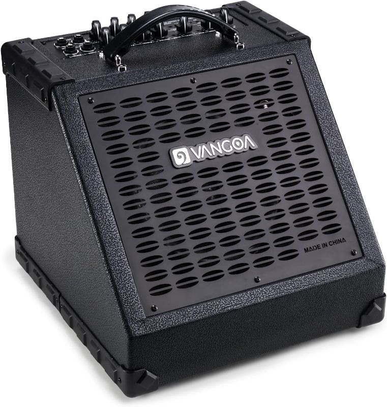 Photo 1 of [FOR PARTS, READ NOTES] NONREFUNDABLE
Vangoa Electric Drum Amp 65W Professional Wireless Electronic Drum Amplifier Speaker 3-Band EQ USB E Drum Personal Monitor Keyboard Speaker, Black