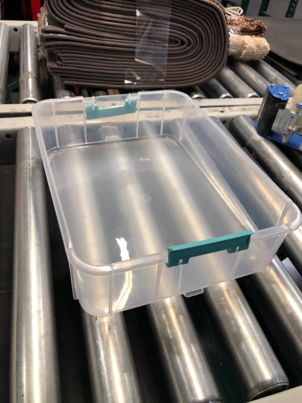 Photo 2 of **MISSING LID**
Sterilite Large Clip Box, Stackable Small Storage Bin
