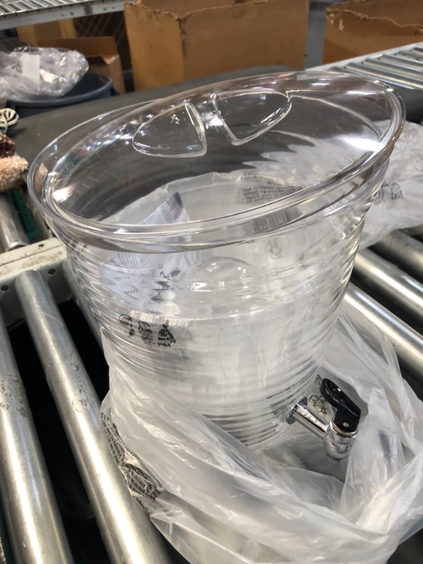 Photo 2 of CreativeWare Bark Beverage Dispenser, 2.5 Gallon, Clear, (Pack of 1)