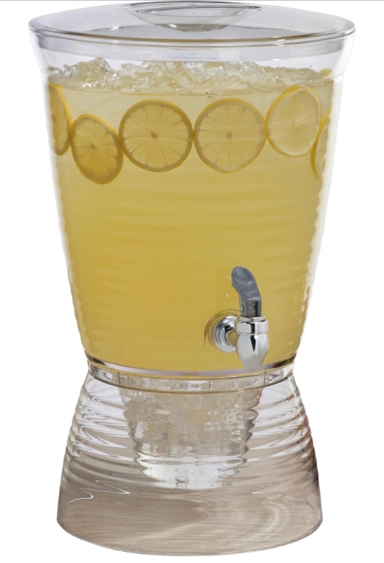 Photo 1 of CreativeWare Bark Beverage Dispenser, 2.5 Gallon, Clear, (Pack of 1)