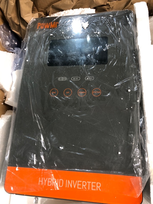 Photo 1 of PowMr 4500W Solar Inverter 24V DC to 220-230V AC, Pure Sine Wave Hybrid Inverter with 150A MPPT Solar Charge Controller,