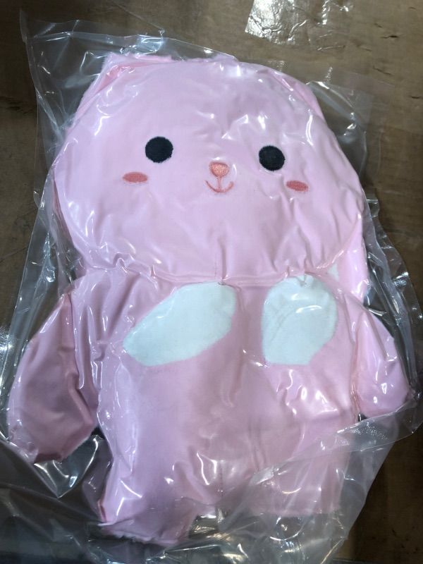Photo 2 of * COLOR PINK * MUFEIRUO Cute Pink Easter Bunny Plush Toy, Soft Kawaii Stuffed Animal for Girls, Rabbit Plush Doll for Kid Birthday Gifts Pink Rabbit