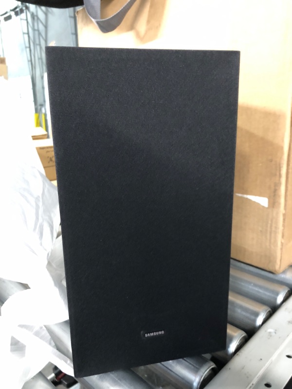 Photo 4 of SAMSUNG HW-B550/ZA 2.1ch Soundbar w/Dolby Audio, DTS Virtual:X, Bass Boosted, Subwoofer Included, Adaptive Sound Lite, Bluetooth Multi Device Connection, Wireless Surround Sound Compatible, 2022 HW-B550 Soundbar